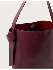 Monsoon Red Dahli Faux Leather Hobo Bag - Image 5 of 5