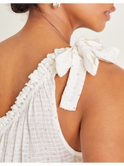 Monsoon Natural Ari Asymmetric Dress - Image 2 of 6