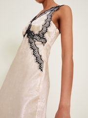 Monsoon Cream Sandra Slip Dress - Image 2 of 7