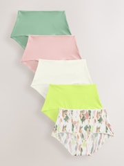 Camo Print Full Brief Microfibre Knickers 5 Pack - Image 1 of 8