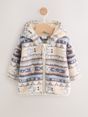 Blue Fleece Zip Through Baby Jacket (0mths-2yrs) - Image 1 of 12