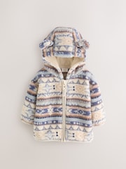 Blue Fleece Zip Through Baby Jacket (0mths-2yrs) - Image 2 of 12