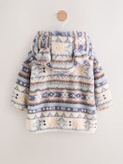 Blue Fleece Zip Through Baby Jacket (0mths-2yrs) - Image 3 of 12