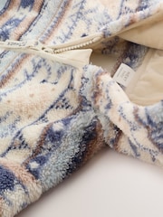 Blue Fleece Zip Through Baby Jacket (0mths-2yrs) - Image 5 of 12
