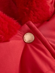 Red Bow Puffer Baby Jacket (0mths-2yrs) - Image 6 of 8