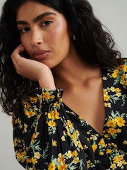 Nobodys Child Black Rhian Floral Top - Image 4 of 4