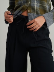 Nobodys Child Black Tie Waist Wide Leg Trouser - Image 4 of 5