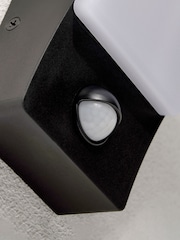 BHS Black Batsu 12w LED Curved Outdoor Wall Light - Image 3 of 6