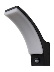 BHS Black Batsu 12w LED Curved Outdoor Wall Light - Image 6 of 6
