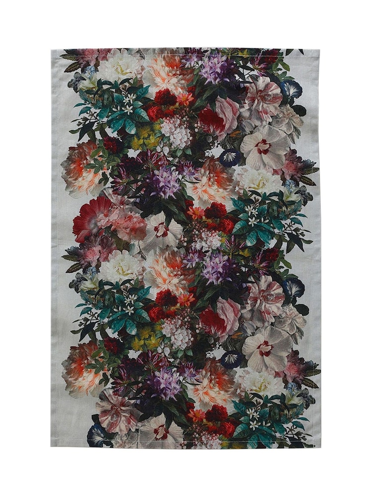 MM Living Set of 2 Multi Fiori Tea Towels - Image 1 of 1