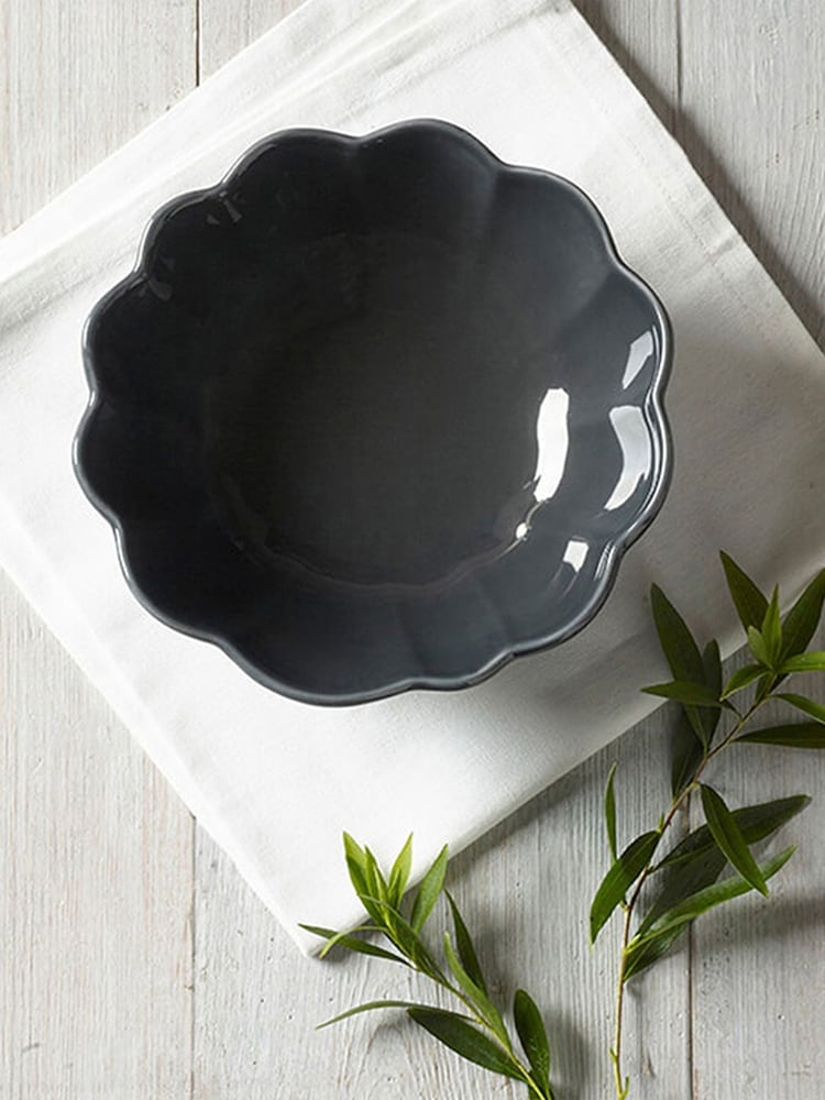 MM Living Green Scallop Small Dip Bowl and Large Nibble Bowls - Image 2 of 4