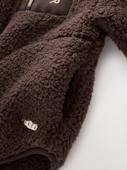Baker by Ted Baker Zip Through Hooded Fleece Jacket - Image 11 of 13