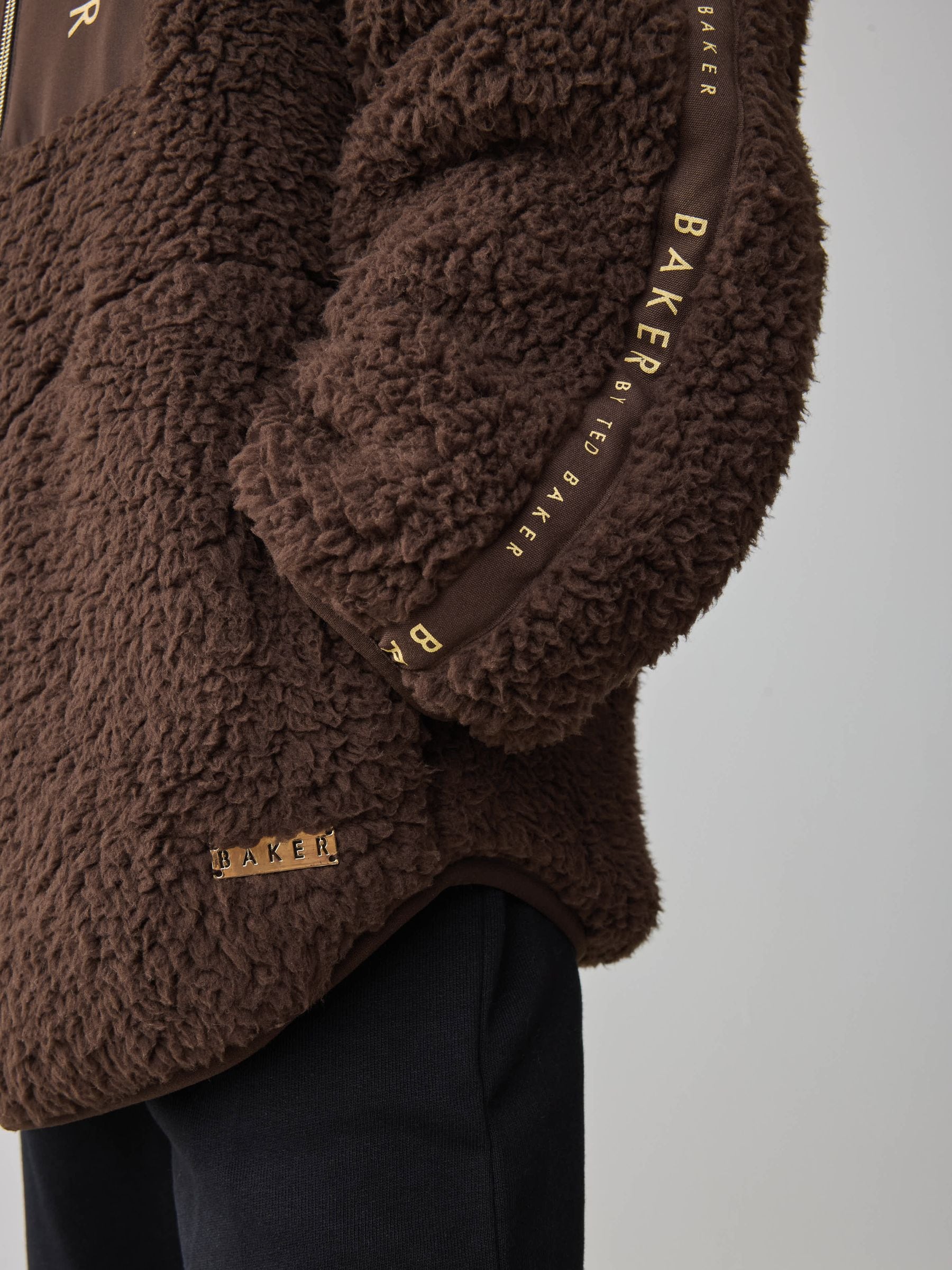 Buy Baker by Ted Baker Zip Through Hooded Fleece Jacket from Next USA