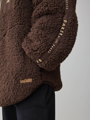 Baker by Ted Baker Zip Through Hooded Fleece Jacket - Image 5 of 13
