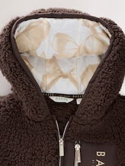Baker by Ted Baker Zip Through Hooded Fleece Jacket - Image 6 of 13