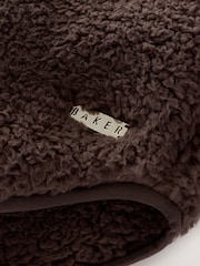 Baker by Ted Baker Zip Through Hooded Fleece Jacket - Image 9 of 13