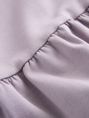 Baker by Ted Baker Lilac Purple Premium Bubble Hem Peplum Hoodie - Image 11 of 11