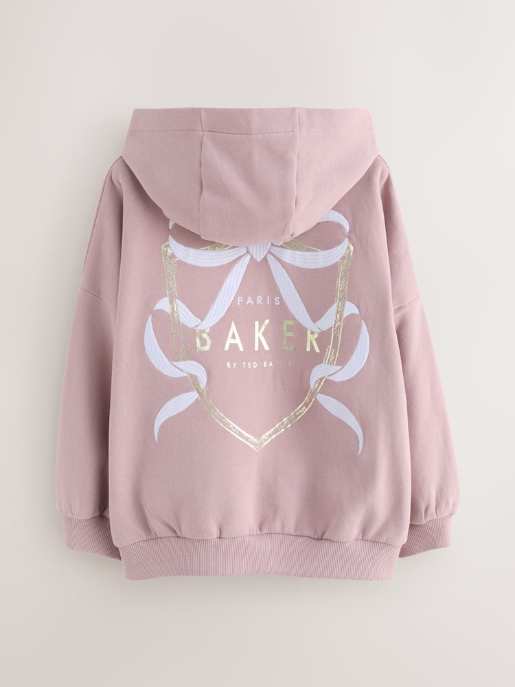 Baker by Ted Baker Oversized Back Print Hoodie - Image 2 of 6 Baker by Ted Baker Oversized Back Print Hoodie - Image 2 of 6