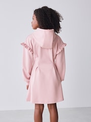 Baker by Ted Baker Pink Premium Frill Shoulder Hooded Dress - Image 3 of 15