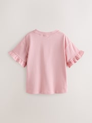 Baker by Ted Baker Frill Detail 100% Cotton T-Shirts 3 Pack - Image 3 of 8