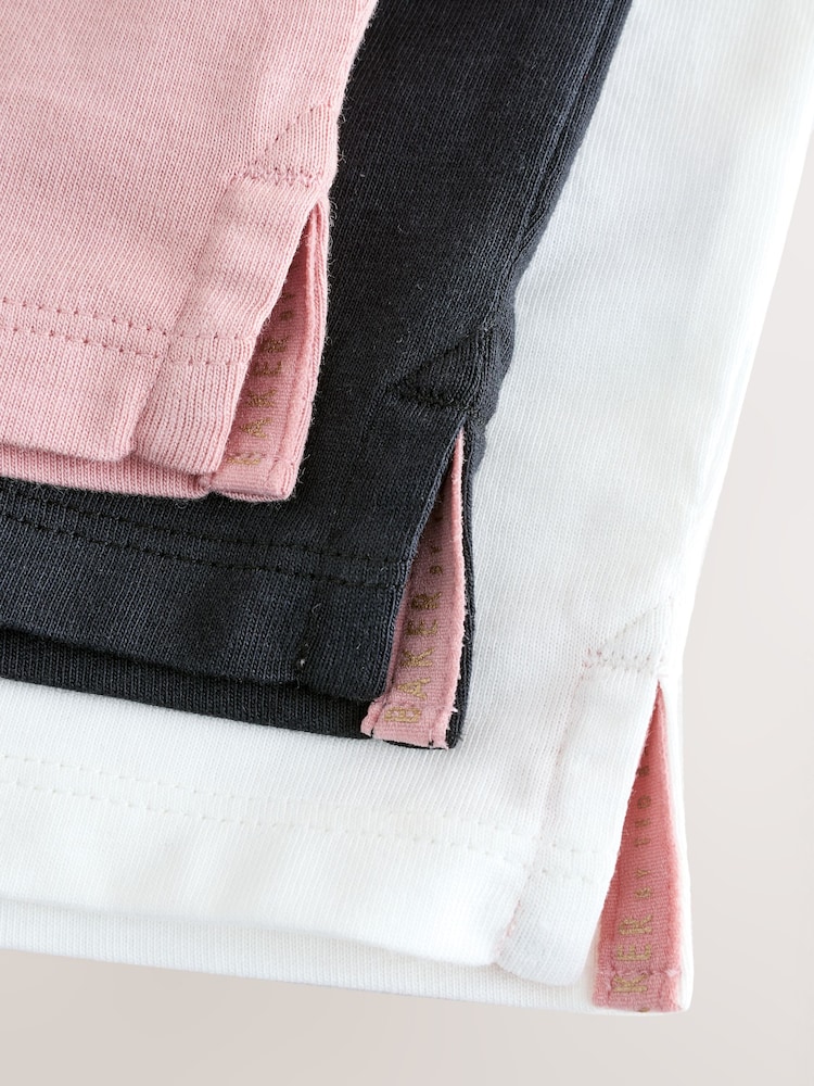 Baker by Ted Baker Frill Detail T-Shirts 3 Pack - Image 8 of 8 Baker by Ted Baker Frill Detail T-Shirts 3 Pack - Image 8 of 8