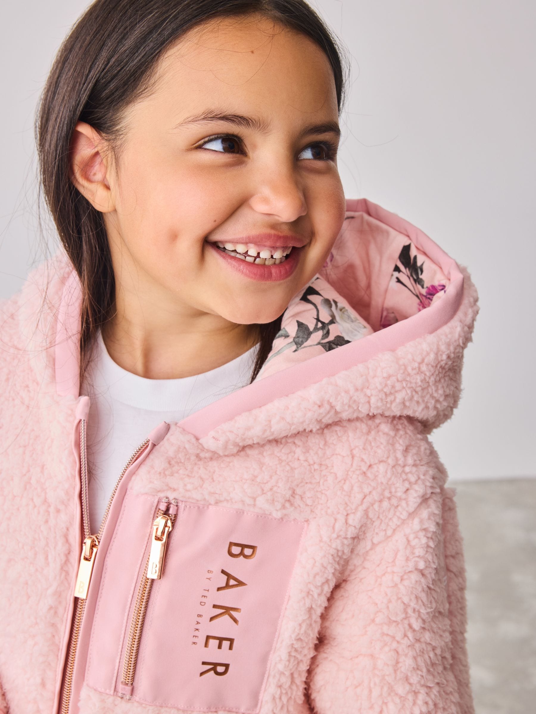 Buy Baker by Ted Baker Zip Through Hooded Fleece Jacket from Next