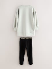 Baker by Ted Baker 2 Piece Premium Longline Zip Top & Leggings Set - Image 2 of 6
