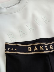 Baker by Ted Baker 2 Piece Premium Longline Zip Top & Leggings Set - Image 3 of 6