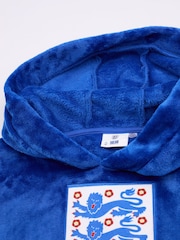 Vanilla Underground Blue England Football Boys Blanket Hoodie - Image 3 of 6