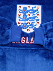 Vanilla Underground Blue England Football Boys Blanket Hoodie - Image 4 of 6