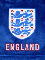 Vanilla Underground Blue England Football Boys Blanket Hoodie - Image 6 of 6