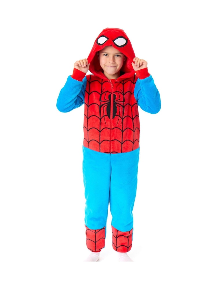 Vanilla Underground Blue Kids Spiderman All-In-One - Image 1 of 6 Vanilla Underground Blue Kids Spiderman All-In-One - Image 1 of 6