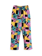Vanilla Underground Yellow Mens The Nightmare Before Christmas Lounge 100% Cotton Joggers - Image 2 of 6