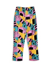 Vanilla Underground Yellow Mens The Nightmare Before Christmas Lounge 100% Cotton Joggers - Image 3 of 6