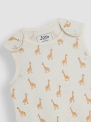 JoJo Maman Bébé  クリーム キリン リブ 1 Tog ベビー 寝袋 - 画像 7 / 7