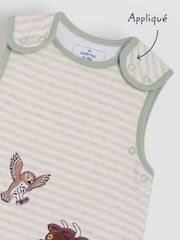 JoJo Maman Bébé Khaki The Gruffalo Appliqué Baby Sleeping Bag - Image 7 of 8