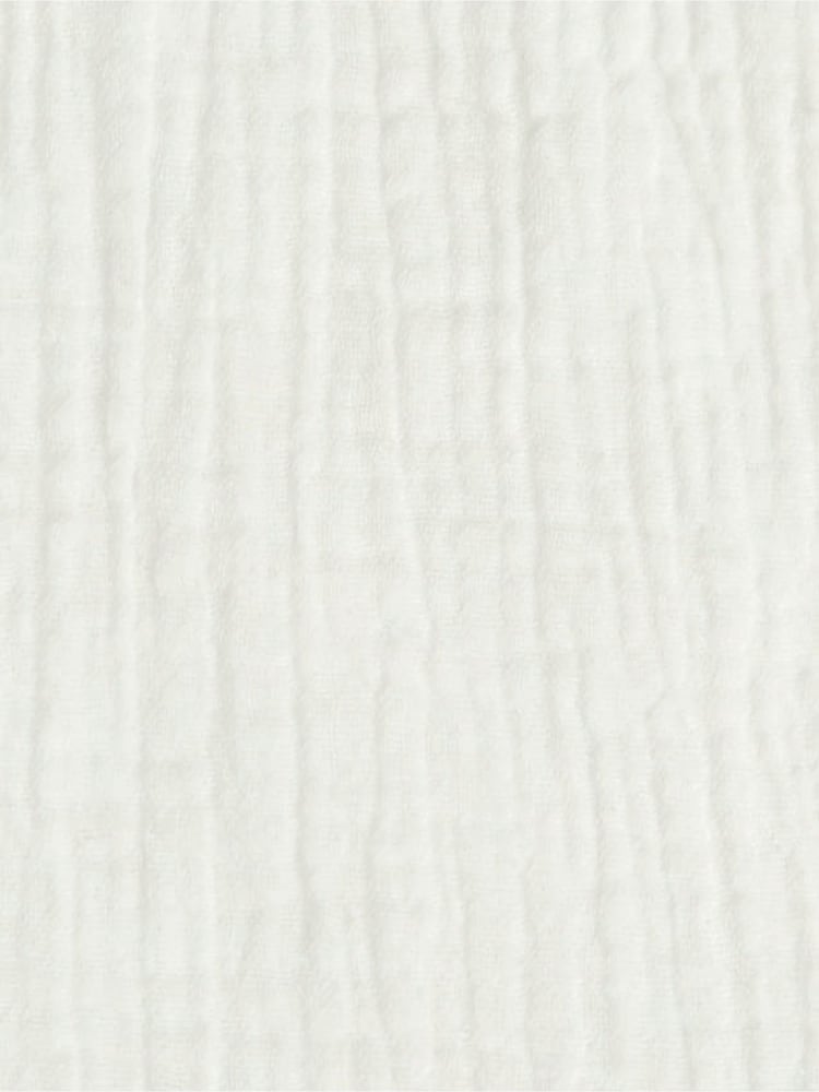 JoJo Maman Bébé White Baby Muslin Frill Bib - Image 3 of 3