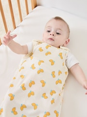 JoJo Maman Bébé Cream Rib 1 Tog Baby Sleeping Bag - Image 1 of 4