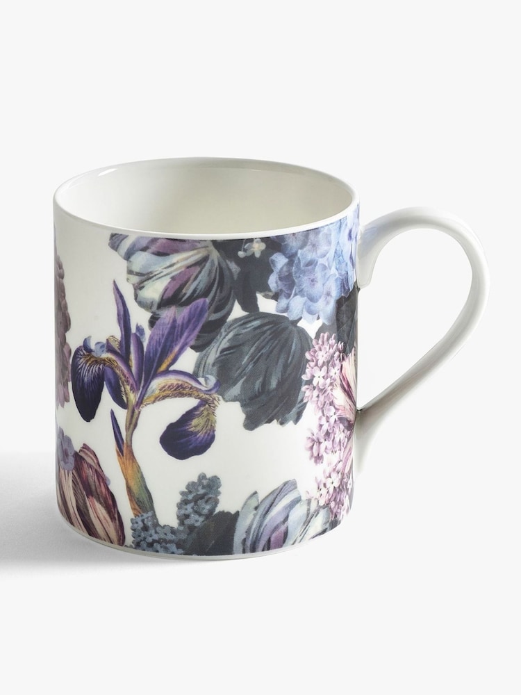 MM Living Set of 2 White Julia Bone China Mugs - Image 1 of 1