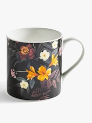 MM Living Set of 2 Black Isola Bone China Mugs - Image 1 of 1