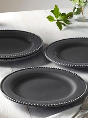 MM Living Set of 4 Bobble Dinner Plates - Image 3 of 3