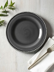 MM Living Set of 4 Grey Bobble Side Plates - Image 1 of 3