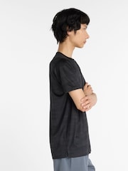 New Balance Black Mens Essential Running T-Shirt - Image 3 of 6