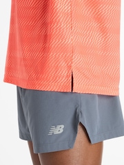 New Balance Red Mens Essential Running T-Shirt - Image 5 of 6