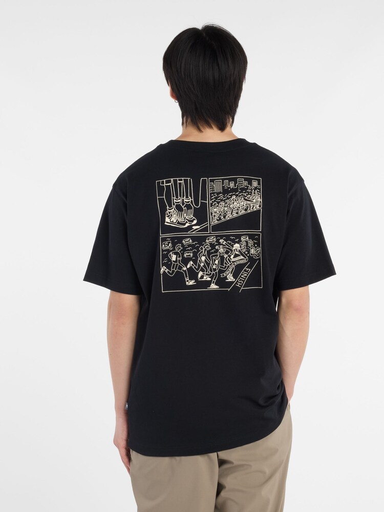 New Balance Black Mens Runners Arent Normal Back Print T-Shirt - Image 2 of 7
