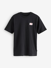 New Balance Black Mens Woven Label Backprint T-Shirt - Image 8 of 9