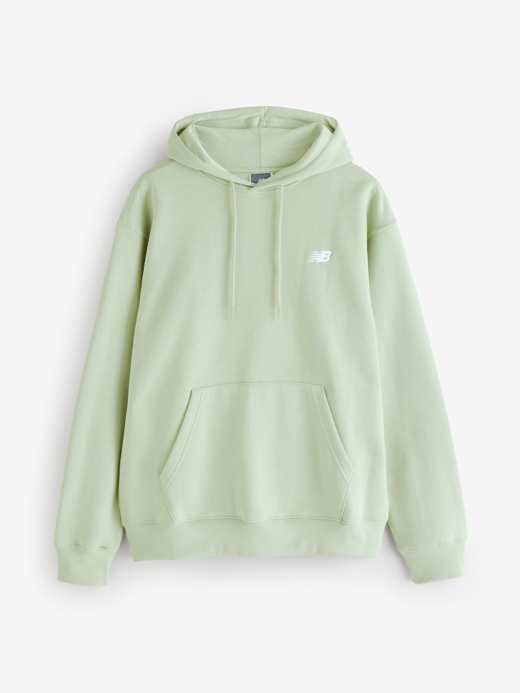 New Balance Green Mens Essential Fleece Hoodie - Image 1 of 1