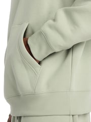 New Balance Green Mens Essential Fleece Hoodie - Image 6 of 7