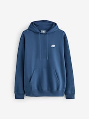 New Balance Navy Mens Essential Fleece Hoodie - Image 1 of 2