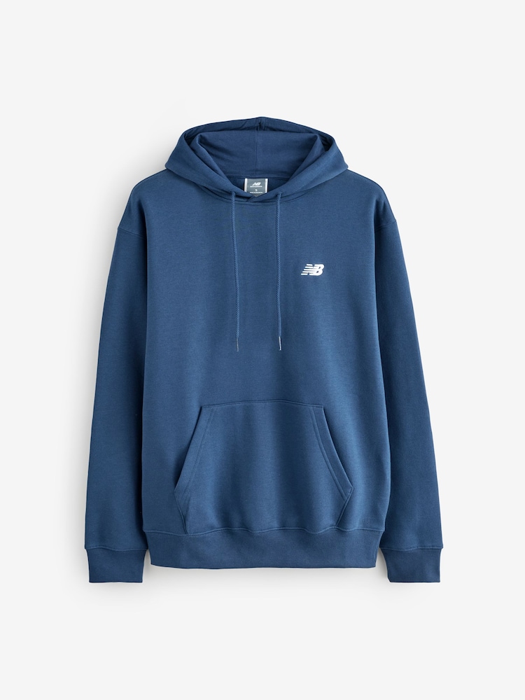 New Balance Navy Mens Essential Fleece Hoodie - Image 1 of 2